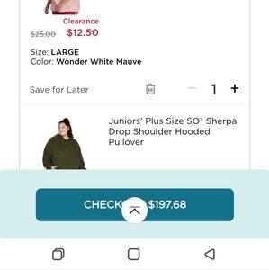 Junior's Plus size SO Sherpa drop shoulder hooded Pullover 3X Brand New!